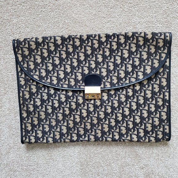 Authentic Vintage Christian Dior Clutch Trotter - Picture 2 of 15
